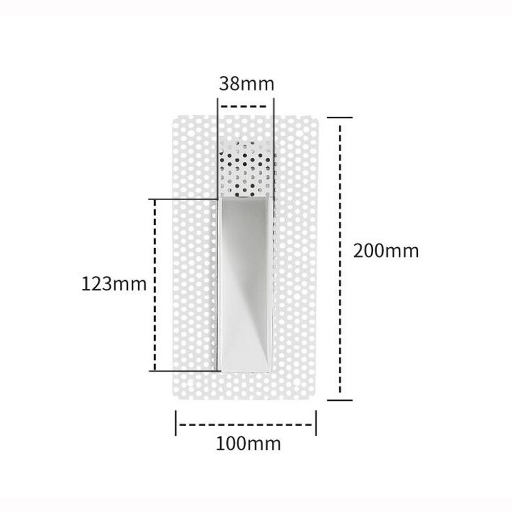 Borderless 3W Embedded LED Corner Light Indoor Staircase Human Body Sensing Wall Lamp Villa Staircase Corridor LED Step Lights White light&Switch control
Borderless 3W Embedded LED Corner Light Indoor Staircase Human Body Sensing Wall Lamp Villa Staircase Corridor LED Step Lights White light&Switch control