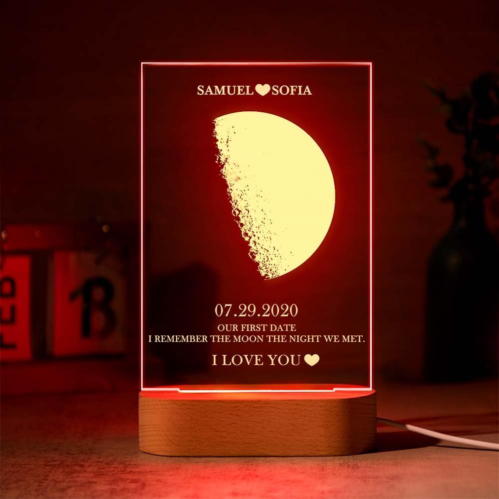 VEELU Custom Moon Phase Lamp Wood Moon Print Art Night Light Персонализированная фоторамка с фазами Луны на день рождения Подарок на годовщину «Я люблю тебя» Style-1
VEELU Custom Moon Phase Lamp Wood Moon Print Art Night Light Персонализированная фоторамка с фазами Луны на день рождения Подарок на годовщину «Я люблю тебя» Style-1