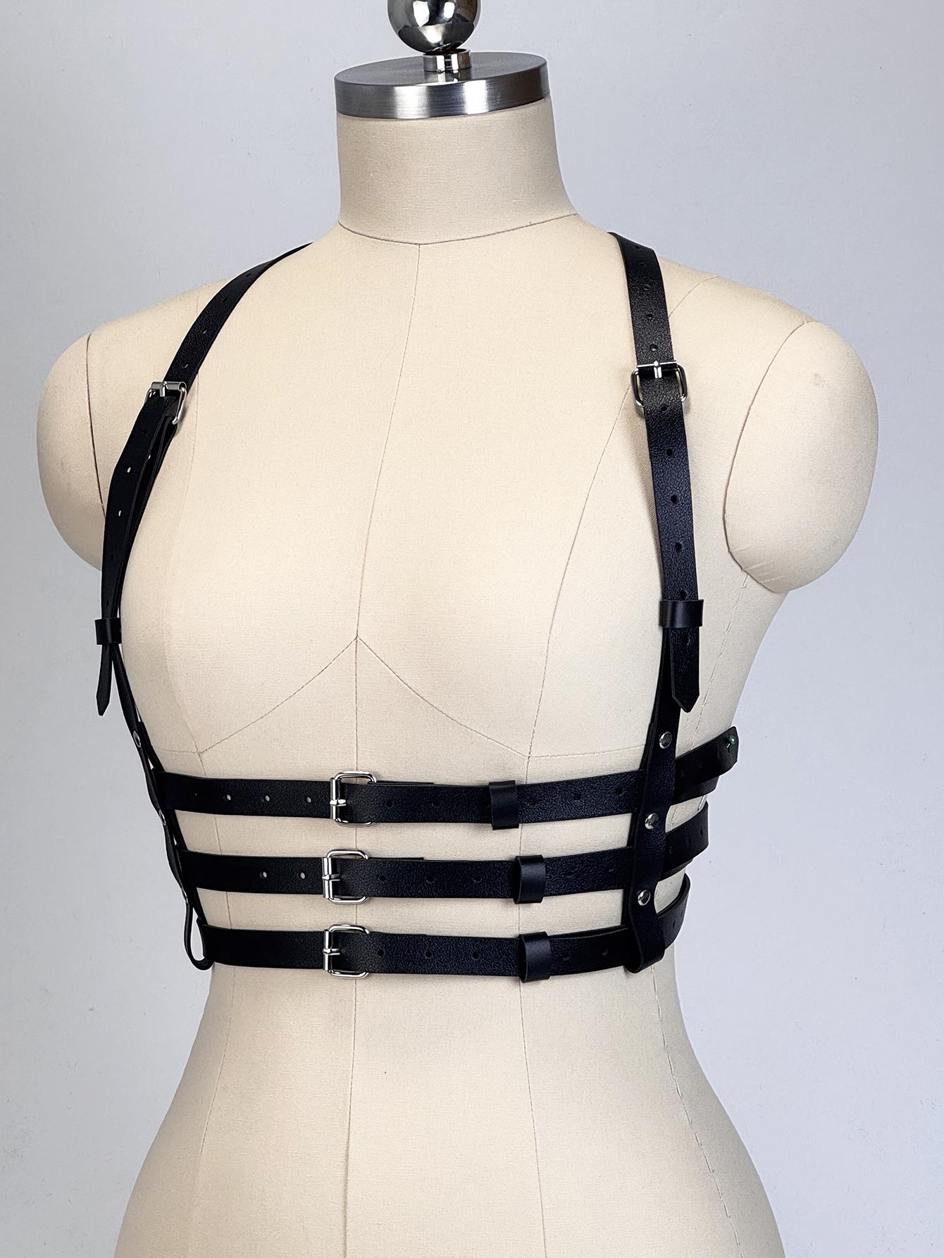 Fashion Harness Belt Harness Corset Leather Lingerie Bondage Lingerie Body Harness Clothing Gothic Suspenders For Women One Size
Fashion Harness Belt Harness Corset Leather Lingerie Bondage Lingerie Body Harness Clothing Gothic Suspenders For Women One Size