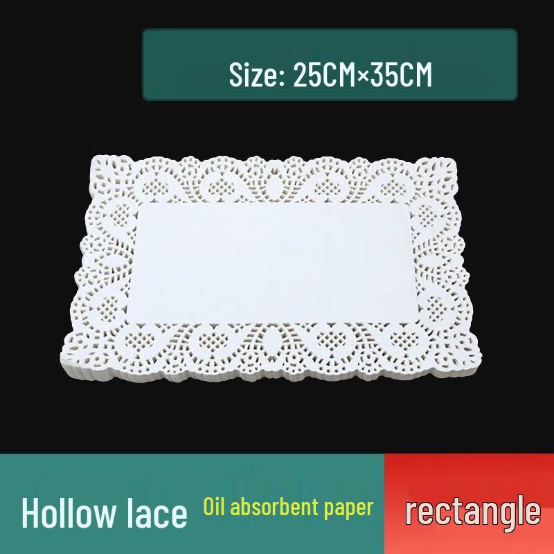 ZISIZ Rectangular Lace Paper Doilies
ZISIZ Rectangular Lace Paper Doilies