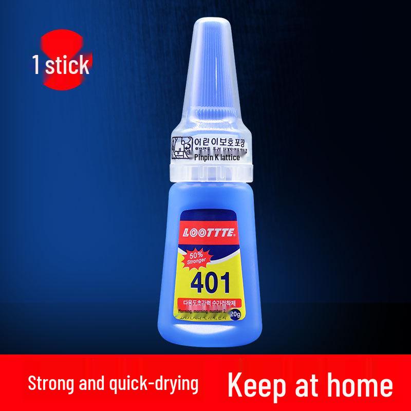 Korean Style 401 Strong Universal Glue for Shoe Repair, Metal, Plastic, Wood Bonding, and DIY Hair Clips
Korean Style 401 Strong Universal Glue for Shoe Repair, Metal, Plastic, Wood Bonding, and DIY Hair Clips
