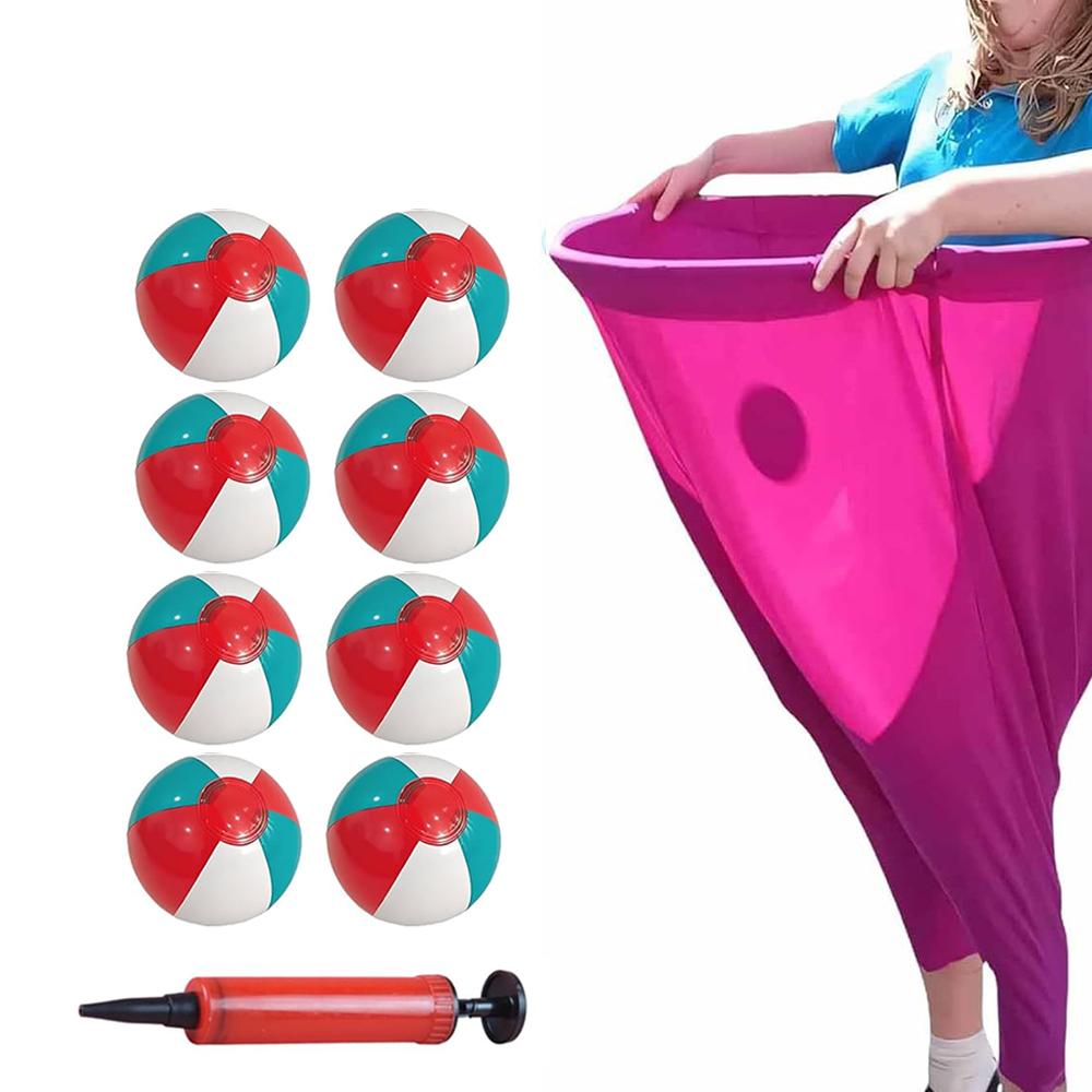 Набір для гри на подвір ї Granny Pants для дорослих, Дивні ігри для вечірок, Смішна естафета з надувними м ячами та гігантськими еластичними штанами Pink
Набір для гри на подвір ї Granny Pants для дорослих, Дивні ігри для вечірок, Смішна естафета з надувними м ячами та гігантськими еластичними штанами Pink