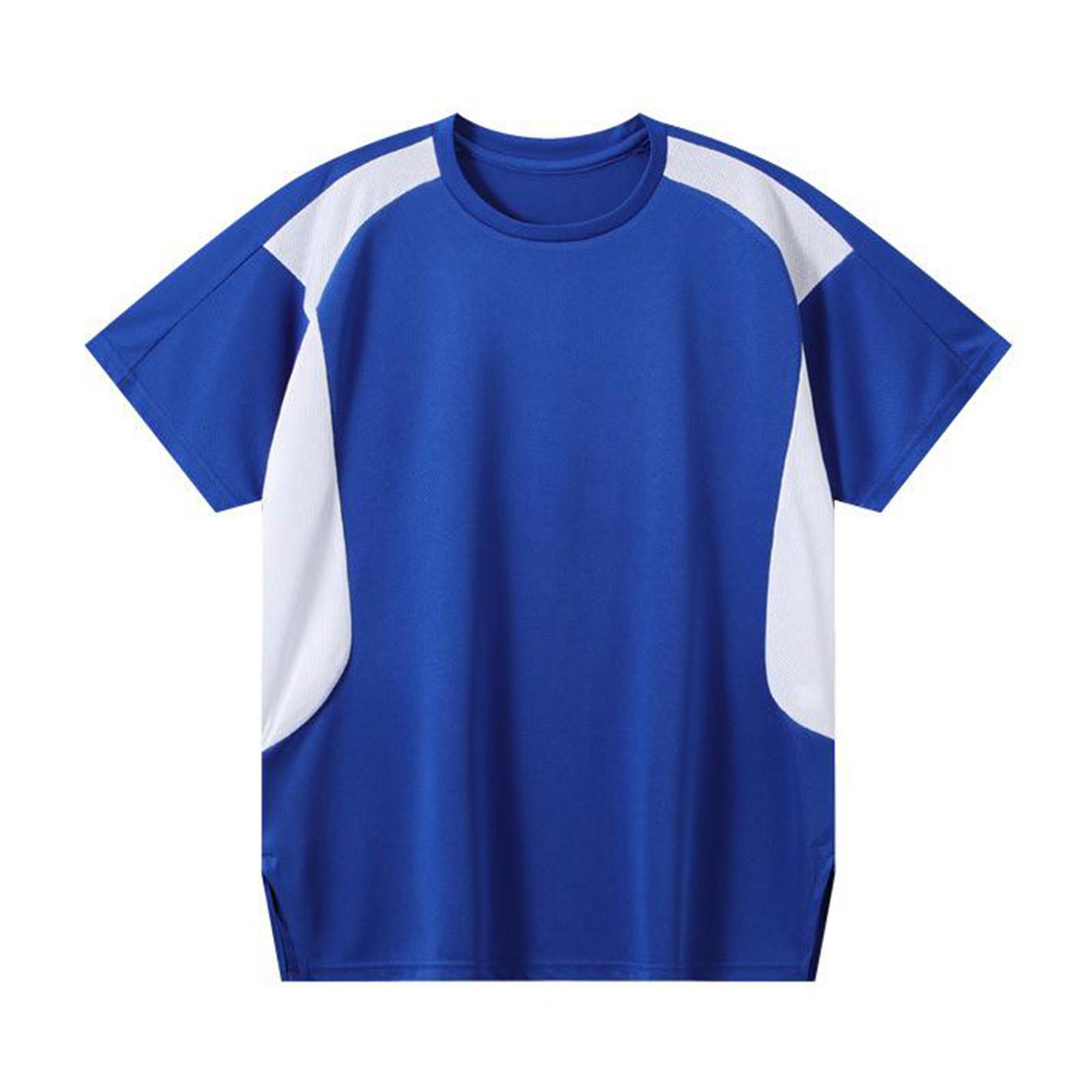 Унисекс с коротким рукавом для тренировок, фитнеса, бега, дышащая, модная спортивная повседневная футболка с круглым вырезом XXXL синий
Унисекс с коротким рукавом для тренировок, фитнеса, бега, дышащая, модная спортивная повседневная футболка с круглым вырезом XXXL синий