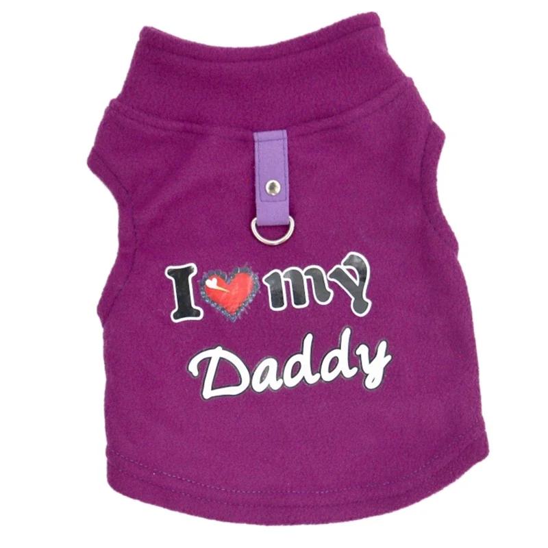 Зимняя флисовая куртка для собак Love Dad Style, плюшевое пальто для маленьких и средних собак, жилет для кошек, ветрозащитный свитер для домашних животных, костюмы с D-образным кольцом S
Зимняя флисовая куртка для собак Love Dad Style, плюшевое пальто для маленьких и средних собак, жилет для кошек, ветрозащитный свитер для домашних животных, костюмы с D-образным кольцом S