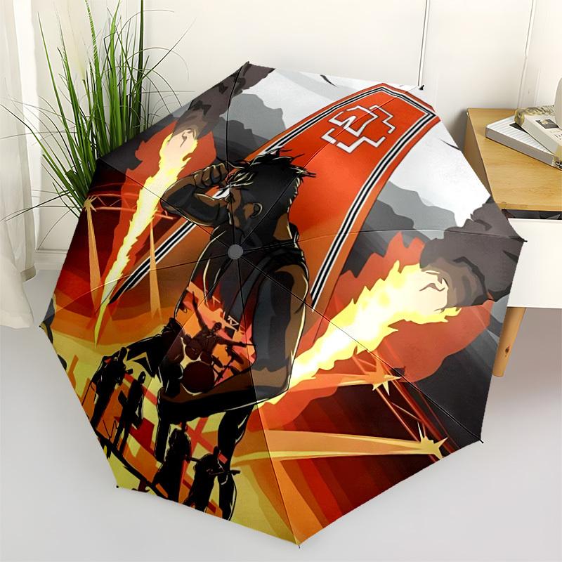 1pc Rammstein Automatic Folding Umbrella - Compact 8-Rib Design, Durable Plastic & Iron, Perfect Gift for Friends & Family, Outdoor Umbrella, Fashiona
1pc Rammstein Automatic Folding Umbrella - Compact 8-Rib Design, Durable Plastic & Iron, Perfect Gift for Friends & Family, Outdoor Umbrella, Fashiona