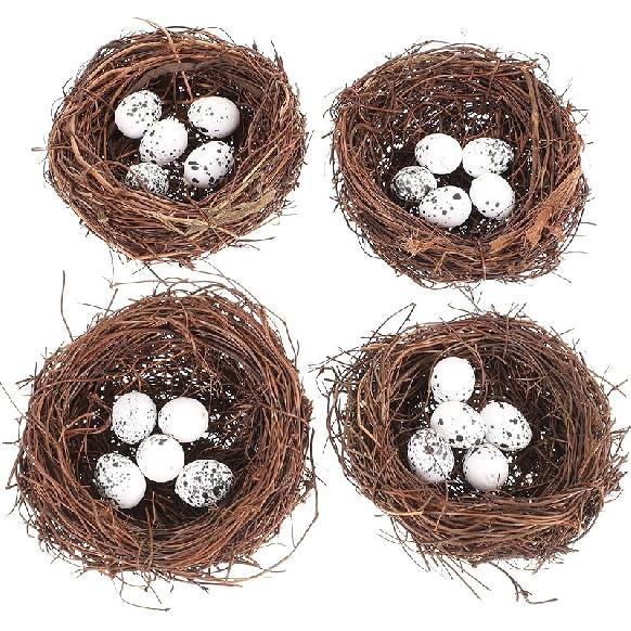 PRETYZOOM 16 шт. Искусственное птичье гнездо из ротанга с искусственными птичьими яйцами Пасхальная поделка Домашний декор Гнездо колибри Вечеринка Детский игровой набор (4 шт. 3,9 Птица Style 2
PRETYZOOM 16 шт. Искусственное птичье гнездо из ротанга с искусственными птичьими яйцами Пасхальная поделка Домашний декор Гнездо колибри Вечеринка Детский игровой набор (4 шт. 3,9 Птица Style 2