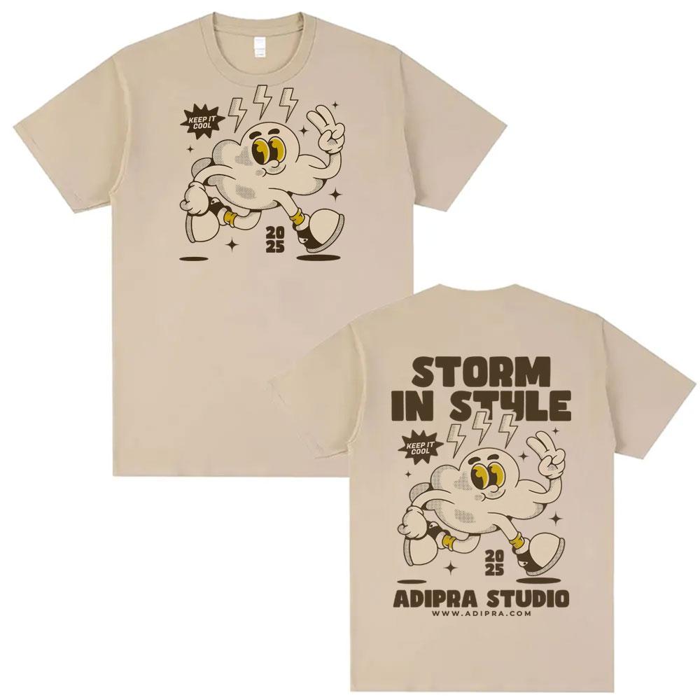 Funny Storm in Style Adipra Studio Cartoon Print Tshirts Men Women Vintage High Quality Tshirt Fashion Summer Oversized Shirt 4XL
Funny Storm in Style Adipra Studio Cartoon Print Tshirts Men Women Vintage High Quality Tshirt Fashion Summer Oversized Shirt 4XL
