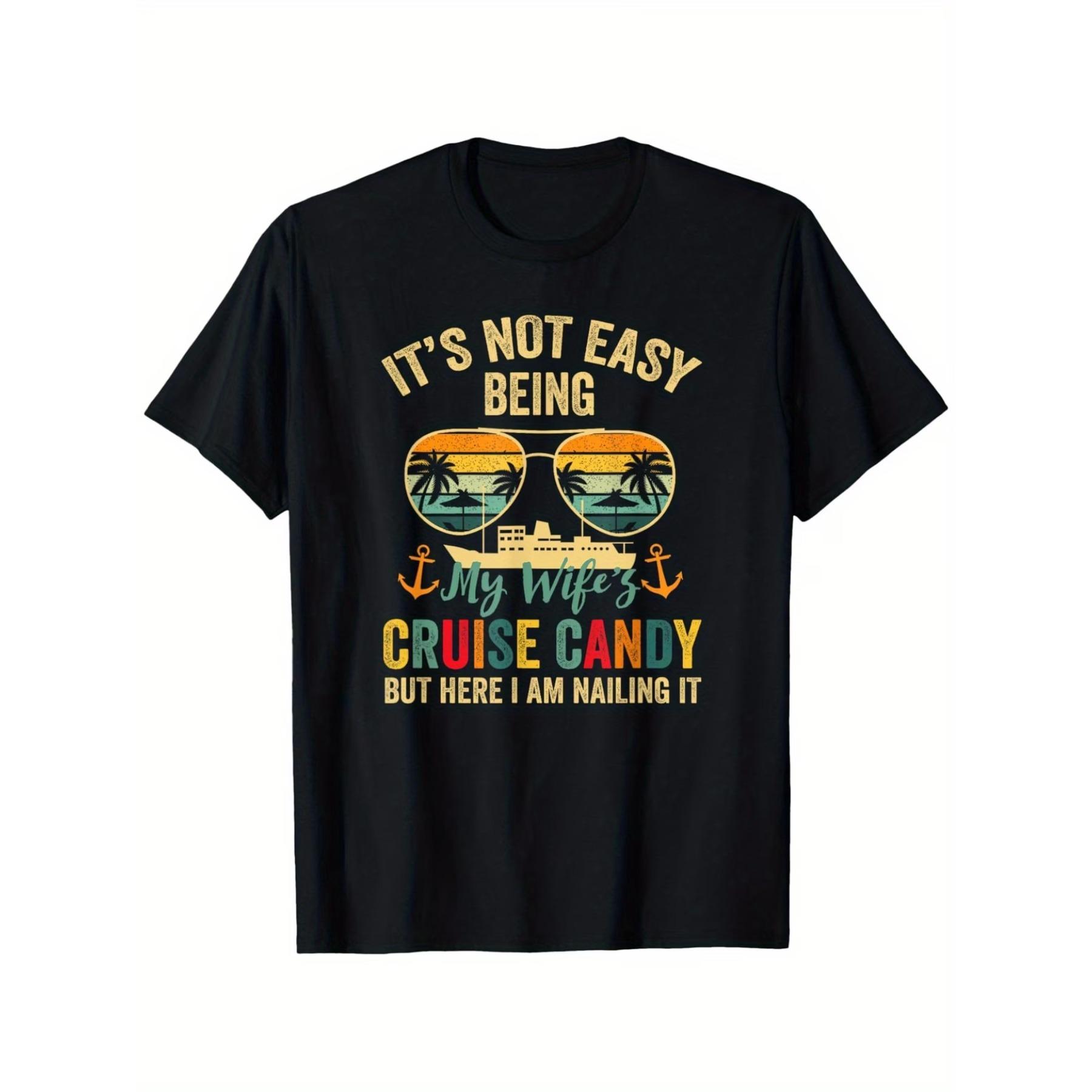 Its Not Easy Being My Wife s Cruise Candy But Here I Am T-Shirt, Suitable for Mens & Womens Outdoor T-Shirt XXL чорний
Its Not Easy Being My Wife s Cruise Candy But Here I Am T-Shirt, Suitable for Mens & Womens Outdoor T-Shirt XXL чорний