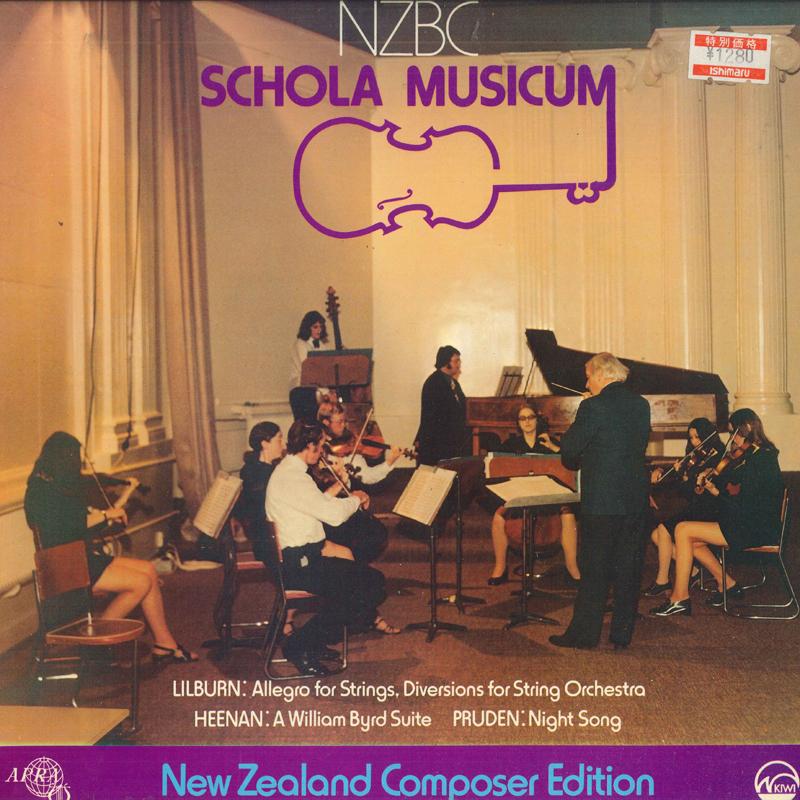 LP Record NZBC SCHOLA MUSICUM Lilburn Allegro For Strings Diver SLD37 KIWIPACIFIC R New Zealan Classical Used
LP Record NZBC SCHOLA MUSICUM Lilburn Allegro For Strings Diver SLD37 KIWIPACIFIC R New Zealan Classical Used