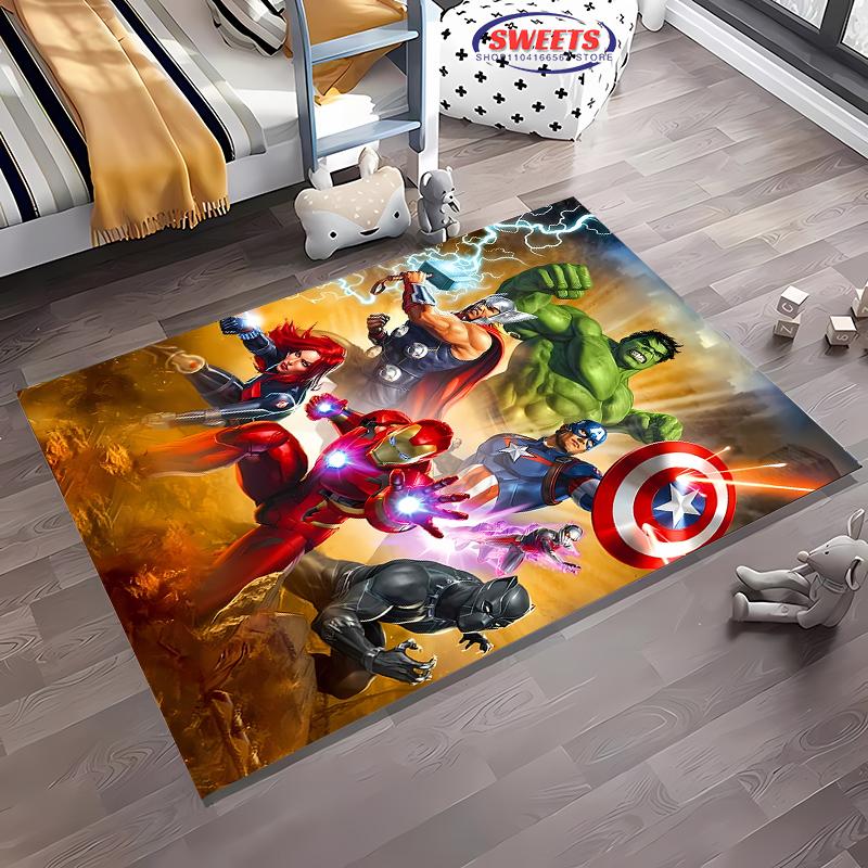 №2 Килим Marvel Месники Нові полиці! Вітальня Спальня Офісна зона Дитяча кімната на вибір,Нековзний Килимок, який можна прати в машині 150x200cm (59x79in)
№2 Килим Marvel Месники Нові полиці! Вітальня Спальня Офісна зона Дитяча кімната на вибір,Нековзний Килимок, який можна прати в машині 150x200cm (59x79in)