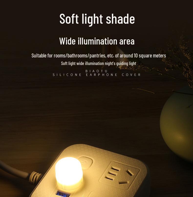 USB-ночник: Легкая, портативная лампа для спальни с мягким светом, защищающим глаза, для создания уютной атмосферы 0.5W
USB-ночник: Легкая, портативная лампа для спальни с мягким светом, защищающим глаза, для создания уютной атмосферы 0.5W