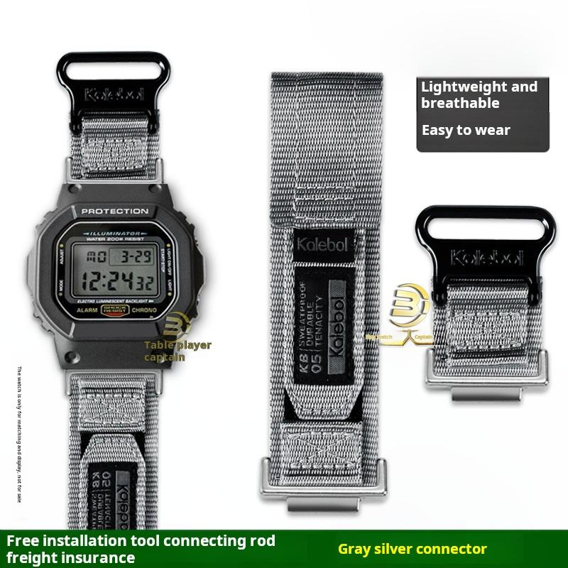 Спортивний нейлоновий ремінець для годинника Чоловічий Для Casio G-shock GM-5600 Dw5600 gw-m5610 Gw-b5600 GA2100 GM2100 Полотняний ремінець Металевий адаптер 16mm
Спортивний нейлоновий ремінець для годинника Чоловічий Для Casio G-shock GM-5600 Dw5600 gw-m5610 Gw-b5600 GA2100 GM2100 Полотняний ремінець Металевий адаптер 16mm