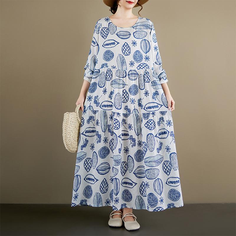 DIMANAF New 2026 Women Plus Size Spring Summer Beach Long Dress Lady Loose Oversize Maxi Floral Print one size
DIMANAF New 2026 Women Plus Size Spring Summer Beach Long Dress Lady Loose Oversize Maxi Floral Print one size