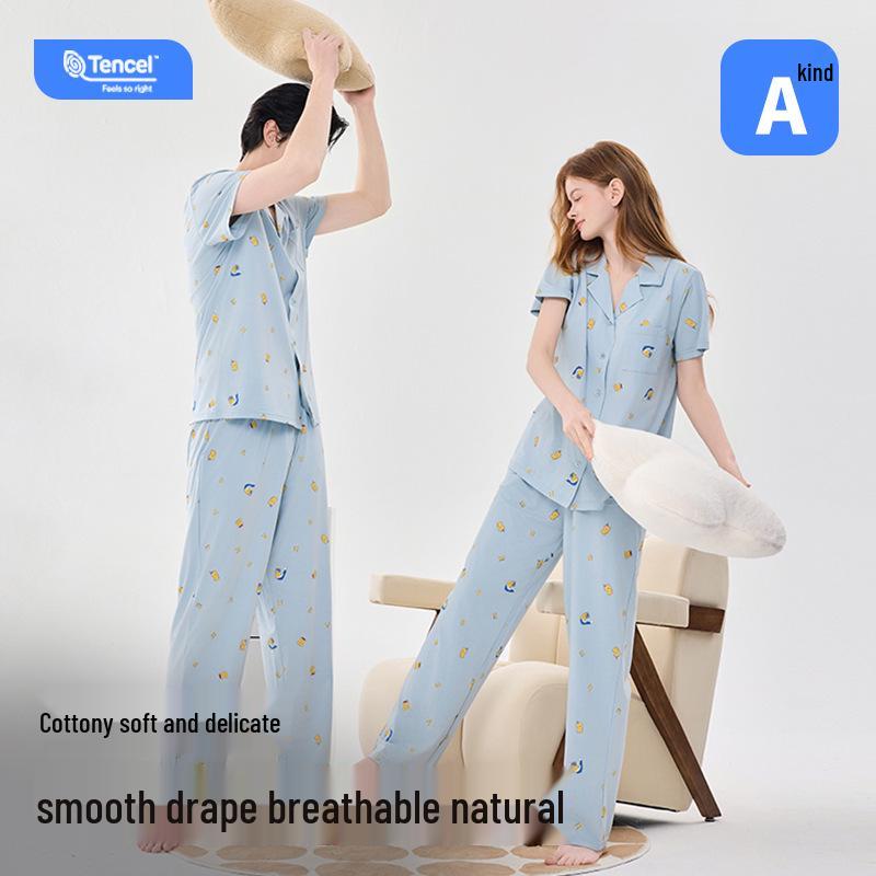 Women s Short Sleeve Modal Cotton Pajamas - Cute Spring/Summer Print Homewear Set 2XL Women (140-160 jin)
Women s Short Sleeve Modal Cotton Pajamas - Cute Spring/Summer Print Homewear Set 2XL Women (140-160 jin)