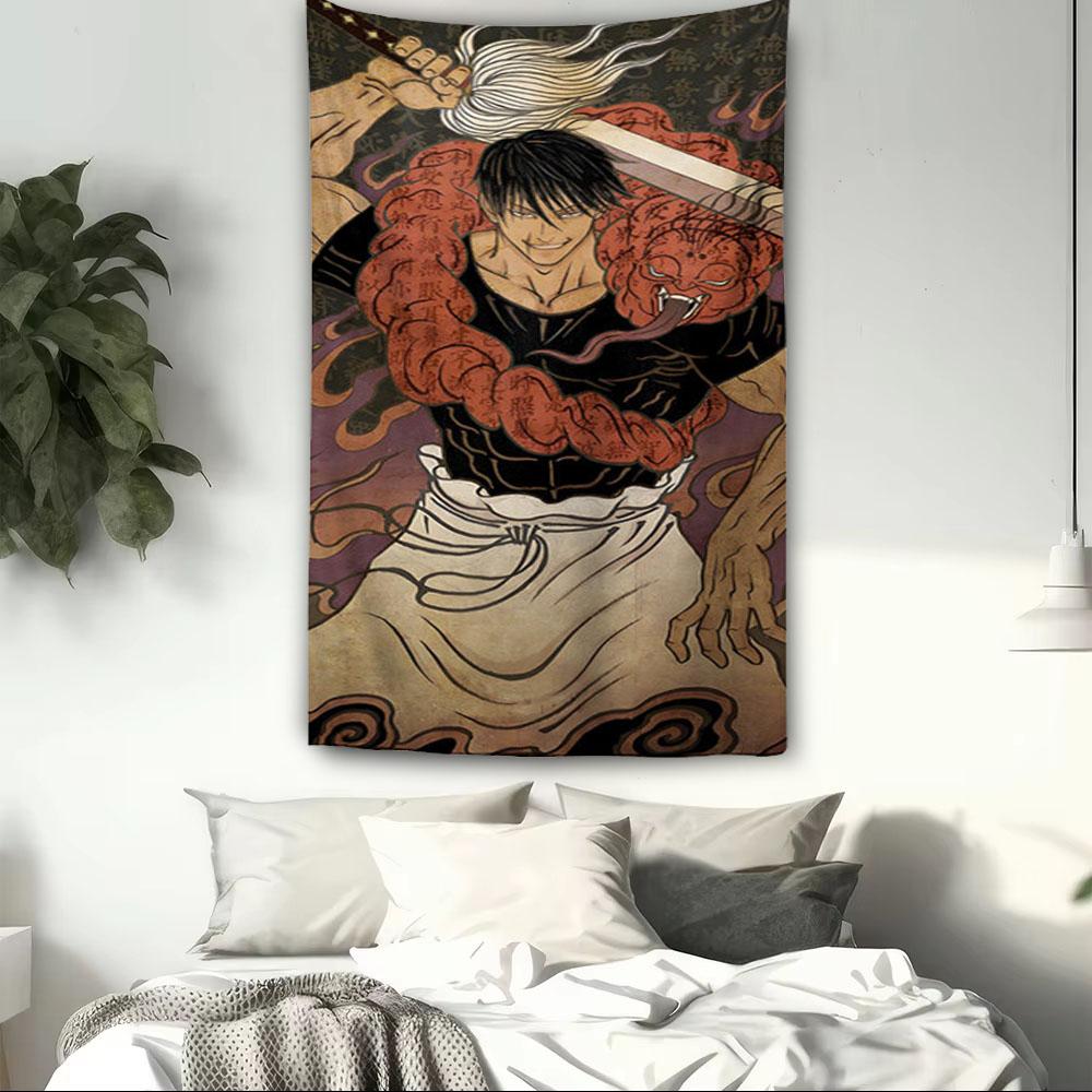 Jujutsu Kaisen Anime Tapestry Gojo Satoru Bohemian Printed Background Cloth Aesthetic Wall Decor For Anime Dorm Room 74x94cm(29x37in)
Jujutsu Kaisen Anime Tapestry Gojo Satoru Bohemian Printed Background Cloth Aesthetic Wall Decor For Anime Dorm Room 74x94cm(29x37in)