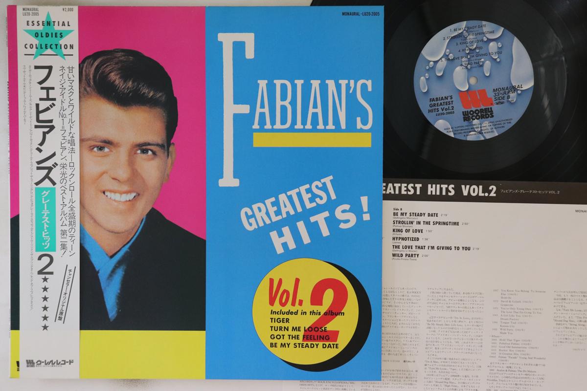 LP Record FABIAN Fabians Greatest Hits Vol.2 LU202005 WOORELL 1982 Japan Obi Rock Used
LP Record FABIAN Fabians Greatest Hits Vol.2 LU202005 WOORELL 1982 Japan Obi Rock Used
