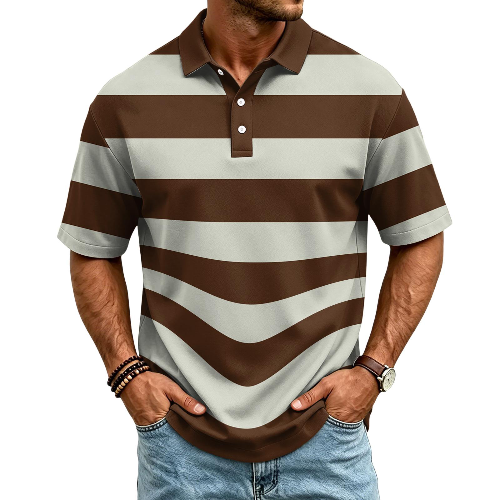 Men s Casual Quick Dry Mesh Golf Polo Shirt Breathable Lightweight Short Sleeve Button Down Collar Top for Outdoor Sports S коричневий
Men s Casual Quick Dry Mesh Golf Polo Shirt Breathable Lightweight Short Sleeve Button Down Collar Top for Outdoor Sports S коричневий