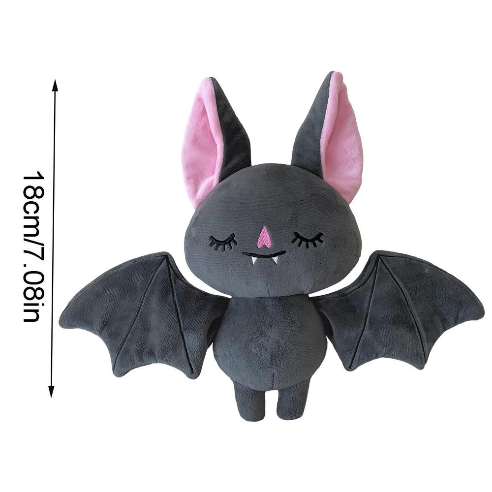 Soft Bat Plush Toy 18cm, Cuddly Halloween Stuffed Animal for Kids Gift, Home Nursery Bedroom Car Seat Decor
Soft Bat Plush Toy 18cm, Cuddly Halloween Stuffed Animal for Kids Gift, Home Nursery Bedroom Car Seat Decor
