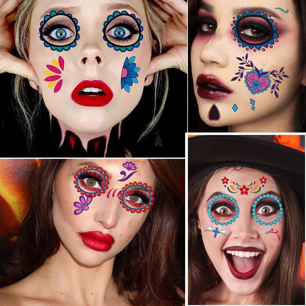 Новые мультяшные тату-наклейки для макияжа на Хэллоуин, водостойкие, подарок для вечеринки, забавные наклейки на лицо Halloween series (10 photos/pack)
Новые мультяшные тату-наклейки для макияжа на Хэллоуин, водостойкие, подарок для вечеринки, забавные наклейки на лицо Halloween series (10 photos/pack)