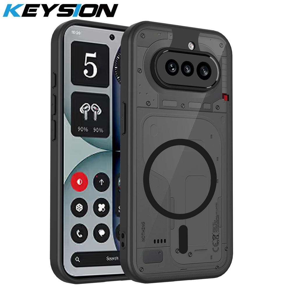Магнітний чохол для телефону KEYSION для Nothing Phone 4A, м який силікон + ПК матовий напівпрозорий чорний ударостійкий чохол для Nothing Phone 4A for Nothing 4A чорний
Магнітний чохол для телефону KEYSION для Nothing Phone 4A, м який силікон + ПК матовий напівпрозорий чорний ударостійкий чохол для Nothing Phone 4A for Nothing 4A чорний