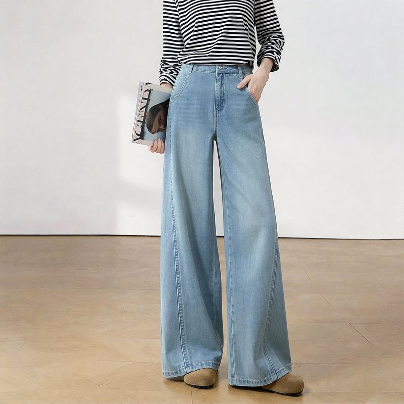 La Chapelle 7m2026 New Spring High-Waisted Straight Loose Wide-Leg Fashionable Versatile Drapey Jeans Vintage Blue Trousers XS
La Chapelle 7m2026 New Spring High-Waisted Straight Loose Wide-Leg Fashionable Versatile Drapey Jeans Vintage Blue Trousers XS