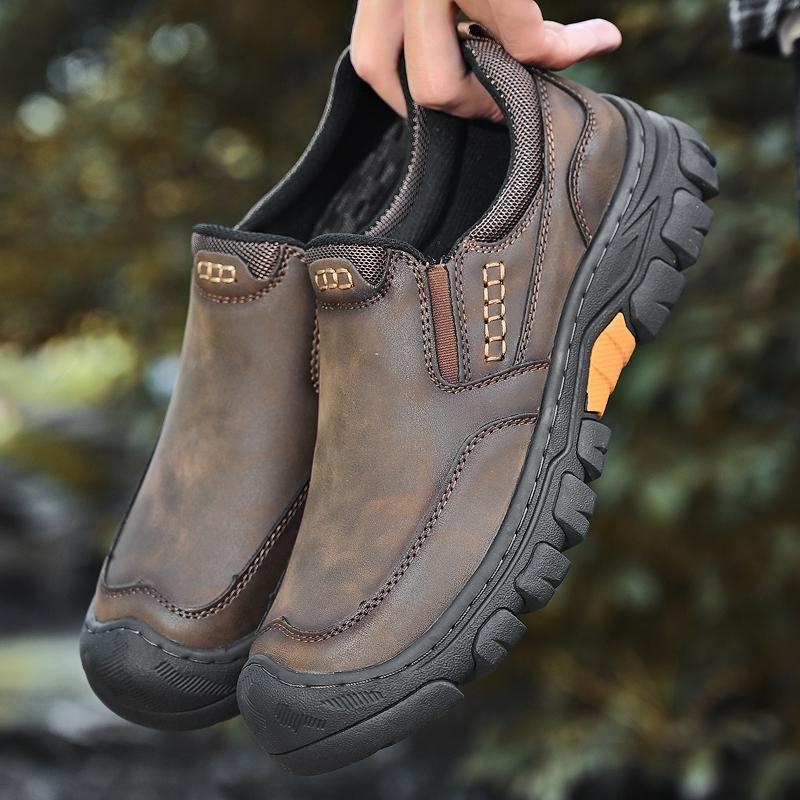 Antiskid Comfortable Trainers Leather Mens Business Shoes Stylish Handmade Male Hiking Footwear Leisure Outdoor Walking Shoe 40 хакі
Antiskid Comfortable Trainers Leather Mens Business Shoes Stylish Handmade Male Hiking Footwear Leisure Outdoor Walking Shoe 40 хакі