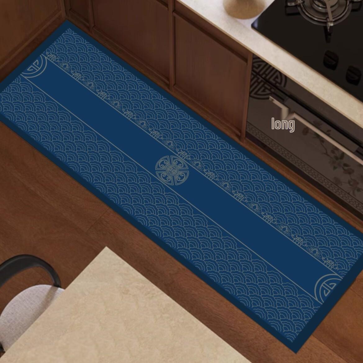 Нескользящий кухонный коврик из диатомовой земли в китайском стиле: Маслостойкий, Моющийся, Влаговпитывающий и Быстросохнущий 40x100 cm синий
Нескользящий кухонный коврик из диатомовой земли в китайском стиле: Маслостойкий, Моющийся, Влаговпитывающий и Быстросохнущий 40x100 cm синий