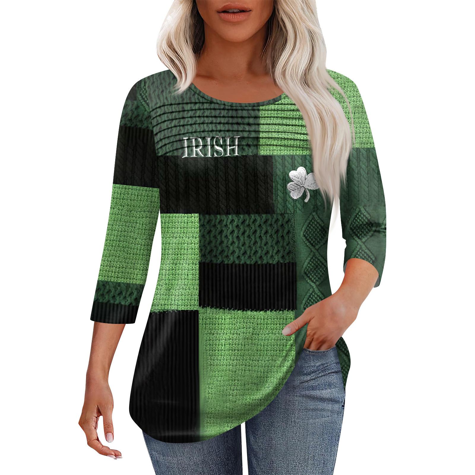 Женская мода круглый вырез горловины плиссированная передняя планка топ рукав 3/4 XL
Женская мода круглый вырез горловины плиссированная передняя планка топ рукав 3/4 XL