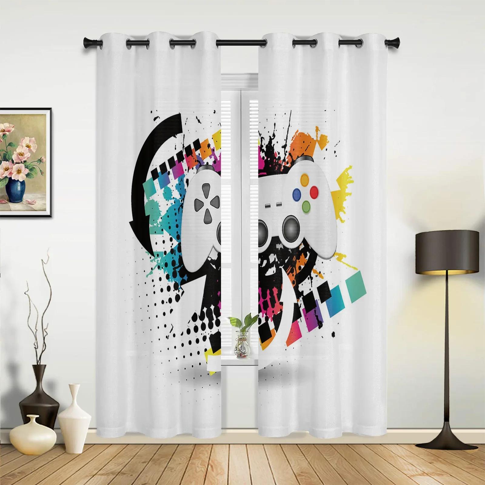 Gamepad Button Video Game Cartoon Curtains Bedroom Living Room Drapes Kitchen Children Window Curtain Home Decor Polyester Perfect For W100*H130(CM)-Hooks&2PCS
Gamepad Button Video Game Cartoon Curtains Bedroom Living Room Drapes Kitchen Children Window Curtain Home Decor Polyester Perfect For W100*H130(CM)-Hooks&2PCS