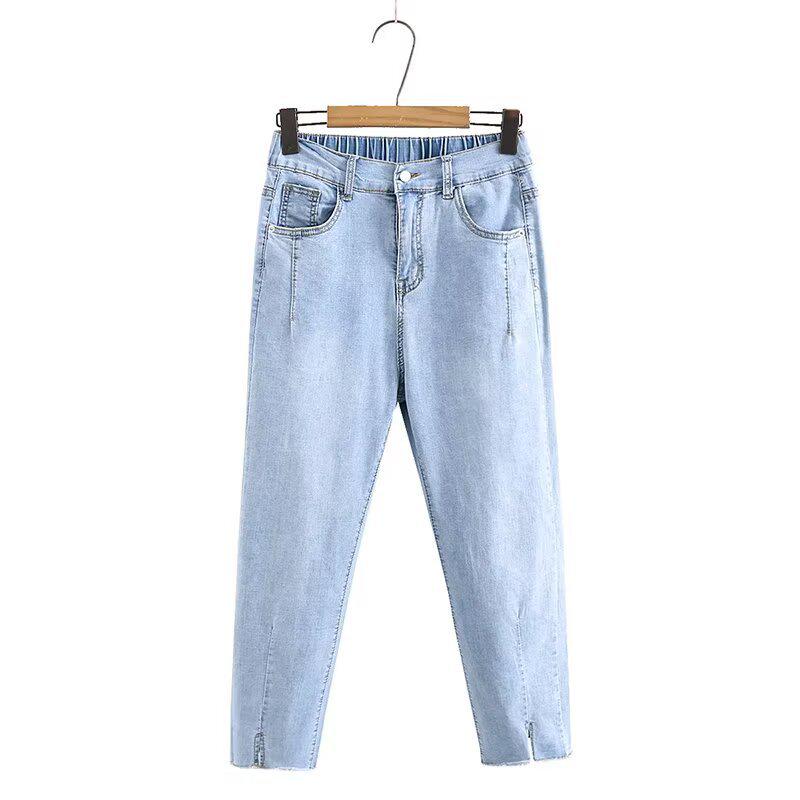 2024 Summer High-Waist Plus Size Stretch Cropped Jeans with Split Hem for Women 4XL
2024 Summer High-Waist Plus Size Stretch Cropped Jeans with Split Hem for Women 4XL