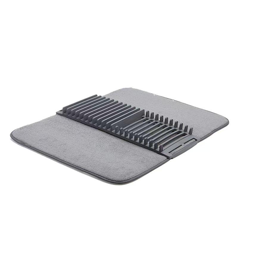 Kitchen 2-in-1 Quick-Drying Draining Mat & Coaster for Countertop Storage 44.5 cm x 20 cm x 4.5 cm
Kitchen 2-in-1 Quick-Drying Draining Mat & Coaster for Countertop Storage 44.5 cm x 20 cm x 4.5 cm