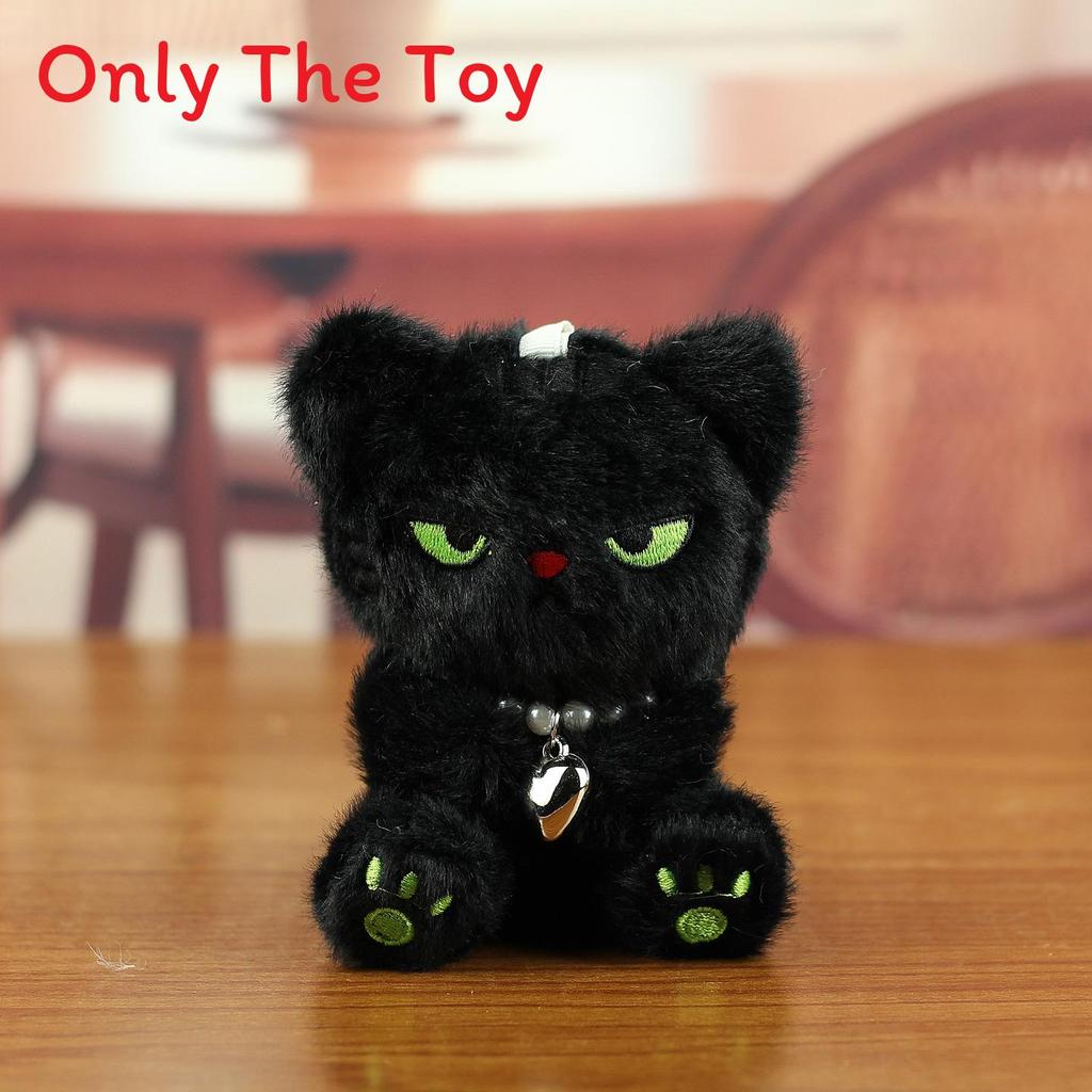 Cute Cat Plush Toy Keychain With Pp Cotton Filling For Bags And Keys Black
Cute Cat Plush Toy Keychain With Pp Cotton Filling For Bags And Keys Black