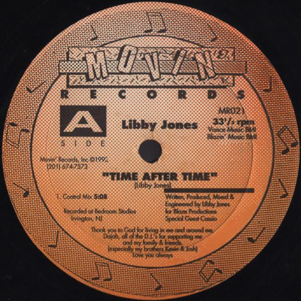 12inch Record LIBBY JONES - Time After Time MR021 MOVIN 1993 US Dance & Electronica Used
12inch Record LIBBY JONES - Time After Time MR021 MOVIN 1993 US Dance & Electronica Used