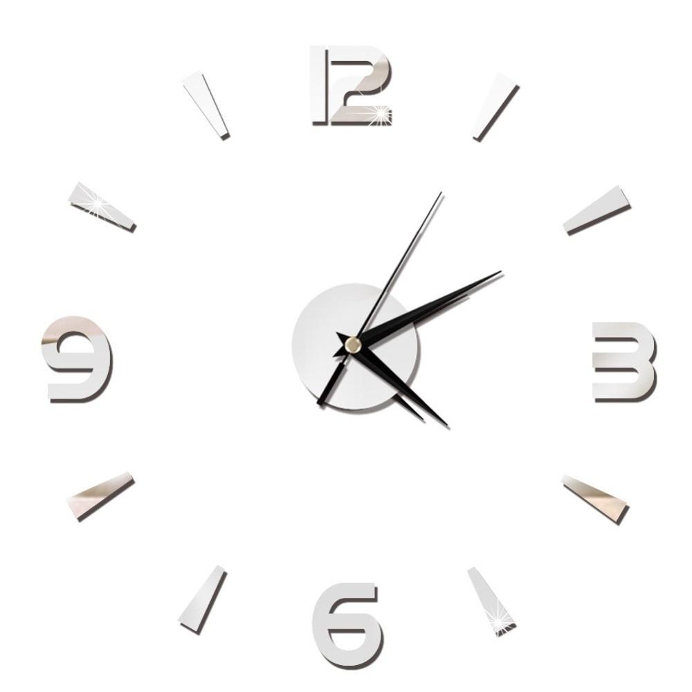 DIY 1mm Acrylic Wall Clock Sticker Mirror Finish Self-Adhesive DIY Wall Clock Frameless Self-Adhesive Wall Clock Modern Home срібний
DIY 1mm Acrylic Wall Clock Sticker Mirror Finish Self-Adhesive DIY Wall Clock Frameless Self-Adhesive Wall Clock Modern Home срібний