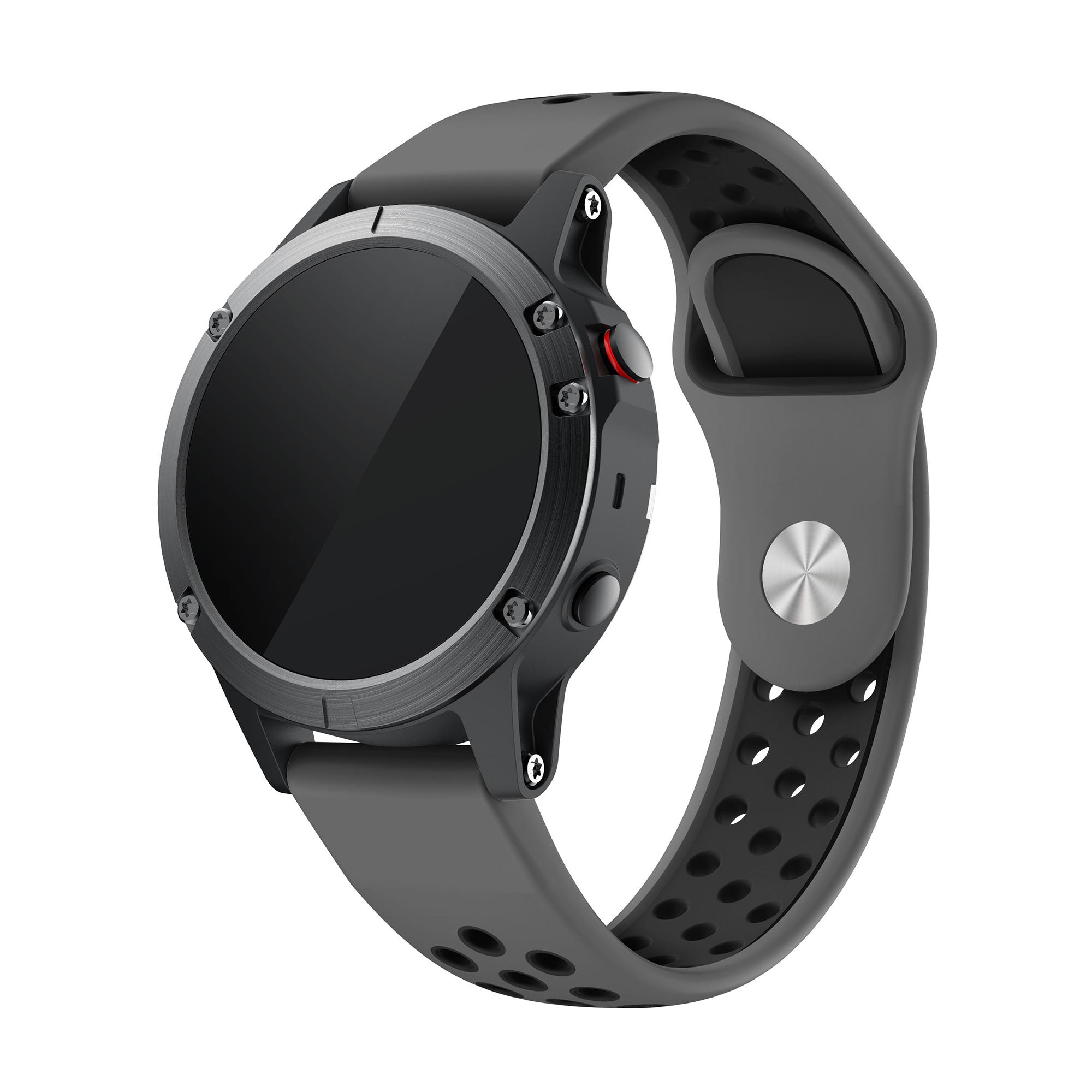 22mm Dual Color Quick Fix Silicone Smart Watch Band for Garmin Forerunner 935/Quatix 5/Fenix 5/Fenix 5 plus/Approach S60 Grey/Black Hole
22mm Dual Color Quick Fix Silicone Smart Watch Band for Garmin Forerunner 935/Quatix 5/Fenix 5/Fenix 5 plus/Approach S60 Grey/Black Hole