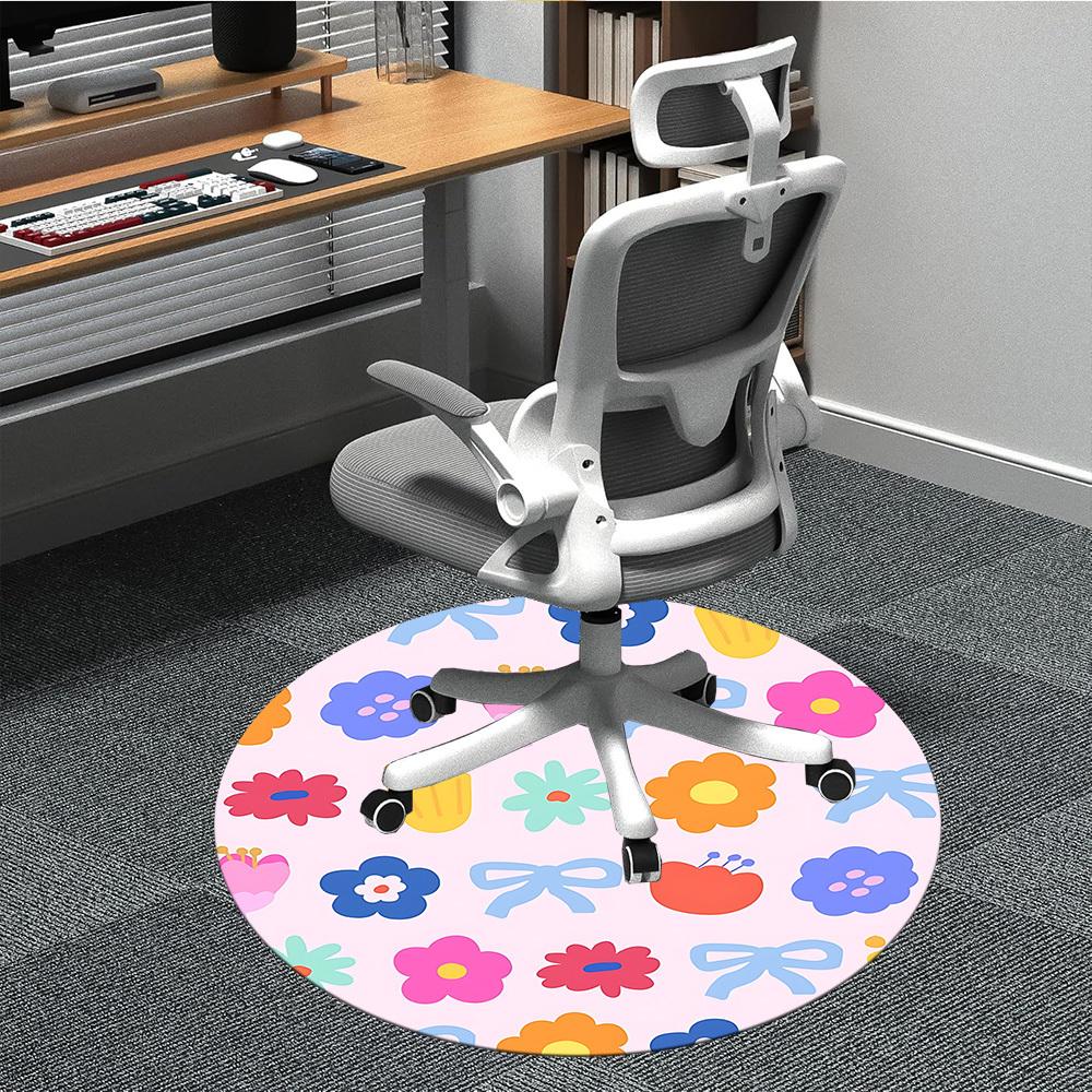 1pc Floral Decorative Office Round Rug, Non-slip, Soft and Durable Office Rug for Interior Decoration, Perfect for Office, Beautiful Decoration yy2603 80cm by 80cm
1pc Floral Decorative Office Round Rug, Non-slip, Soft and Durable Office Rug for Interior Decoration, Perfect for Office, Beautiful Decoration yy2603 80cm by 80cm