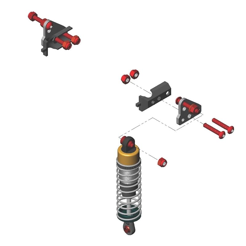 kingfly rear shock absorber extension bracket Tamiya 1/10 wagen Offroader/Fighting Buggy/Buggy Champ
kingfly rear shock absorber extension bracket Tamiya 1/10 wagen Offroader/Fighting Buggy/Buggy Champ
