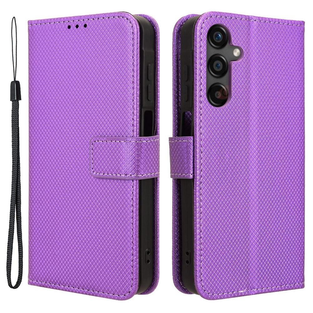 For Samsung Galaxy A25 5G (Global) (161.0 x 76.5 x 8.3mm) Case PU Leather Folio Flip Stand Protective Phone Cover Purple
For Samsung Galaxy A25 5G (Global) (161.0 x 76.5 x 8.3mm) Case PU Leather Folio Flip Stand Protective Phone Cover Purple