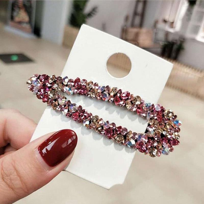 New Popular Colored Diamond Shiny Rhinestone Elegant BB Hair Clips Hairpin Women Crystal Barrettes Accessories for Girls розовый
New Popular Colored Diamond Shiny Rhinestone Elegant BB Hair Clips Hairpin Women Crystal Barrettes Accessories for Girls розовый