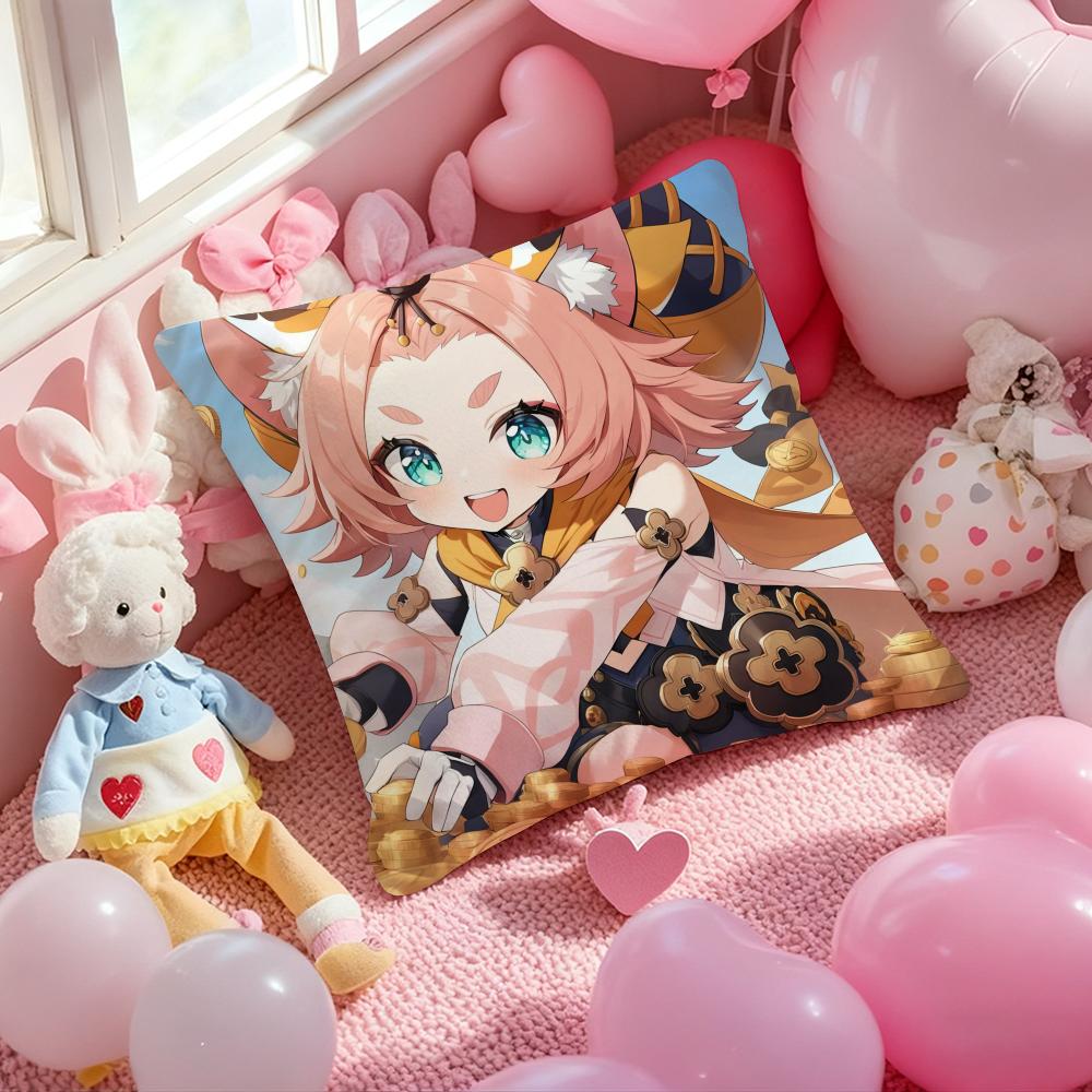 Hot Games Genshin Impact Cushion Cover Pattern Printed Pillowcase for Living Room Sofa Cushion Cover & Bedroom Decor 12x12Inch
Hot Games Genshin Impact Cushion Cover Pattern Printed Pillowcase for Living Room Sofa Cushion Cover & Bedroom Decor 12x12Inch