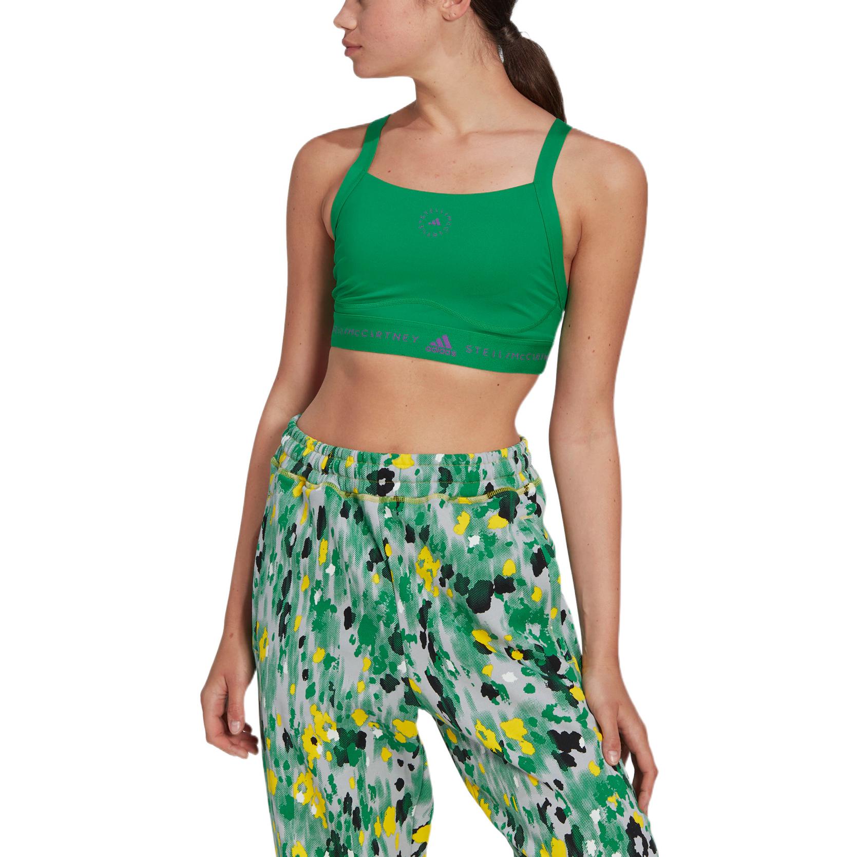 Adidas Stella McCartney Tpr Bra Cross Back Square Neck Sports Bra Women Underwear Green HI6166 S 
Adidas Stella McCartney Tpr Bra Cross Back Square Neck Sports Bra Women Underwear Green HI6166 S