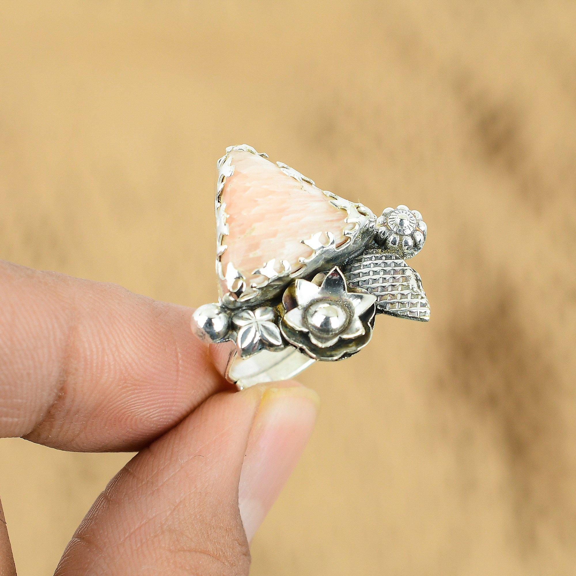 Mothers day Deal 925 Sterling Silver Scolecite Stone Flower Handcrafted New Ring Yes
Mothers day Deal 925 Sterling Silver Scolecite Stone Flower Handcrafted New Ring Yes