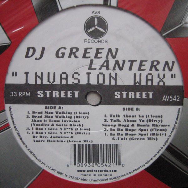 12inch Record DJ GREEN LANTERN - Invasion Wax AV542 AV8 US Rap & Hip-Hop/R&B Used
12inch Record DJ GREEN LANTERN - Invasion Wax AV542 AV8 US Rap & Hip-Hop/R&B Used