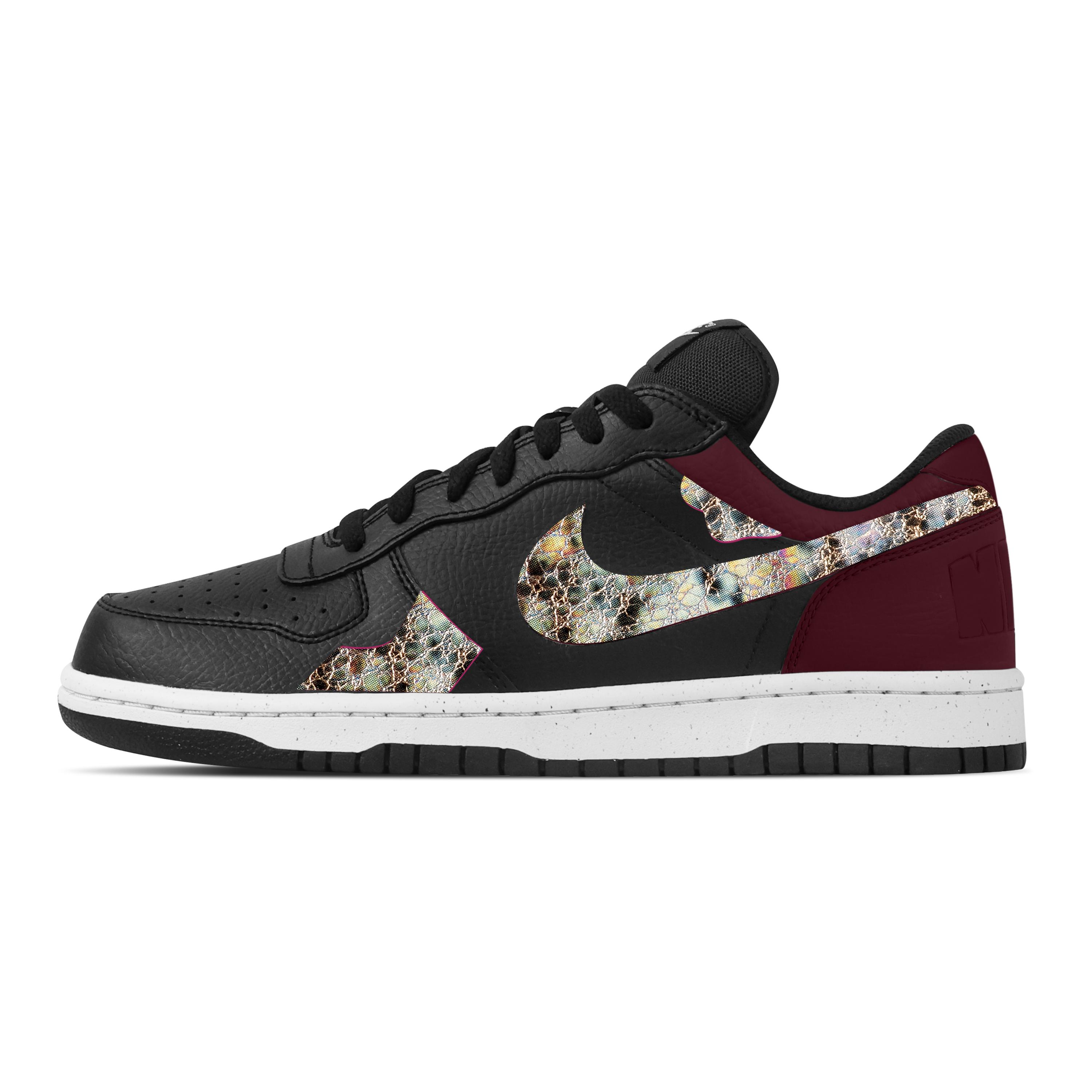 Nike Big Black Flame Scale Rainbow Abrasion Resistant Breathable Low top Skateboard Shoes Men s Black Red 355152-016(Team773-) 45
Nike Big Black Flame Scale Rainbow Abrasion Resistant Breathable Low top Skateboard Shoes Men s Black Red 355152-016(Team773-) 45