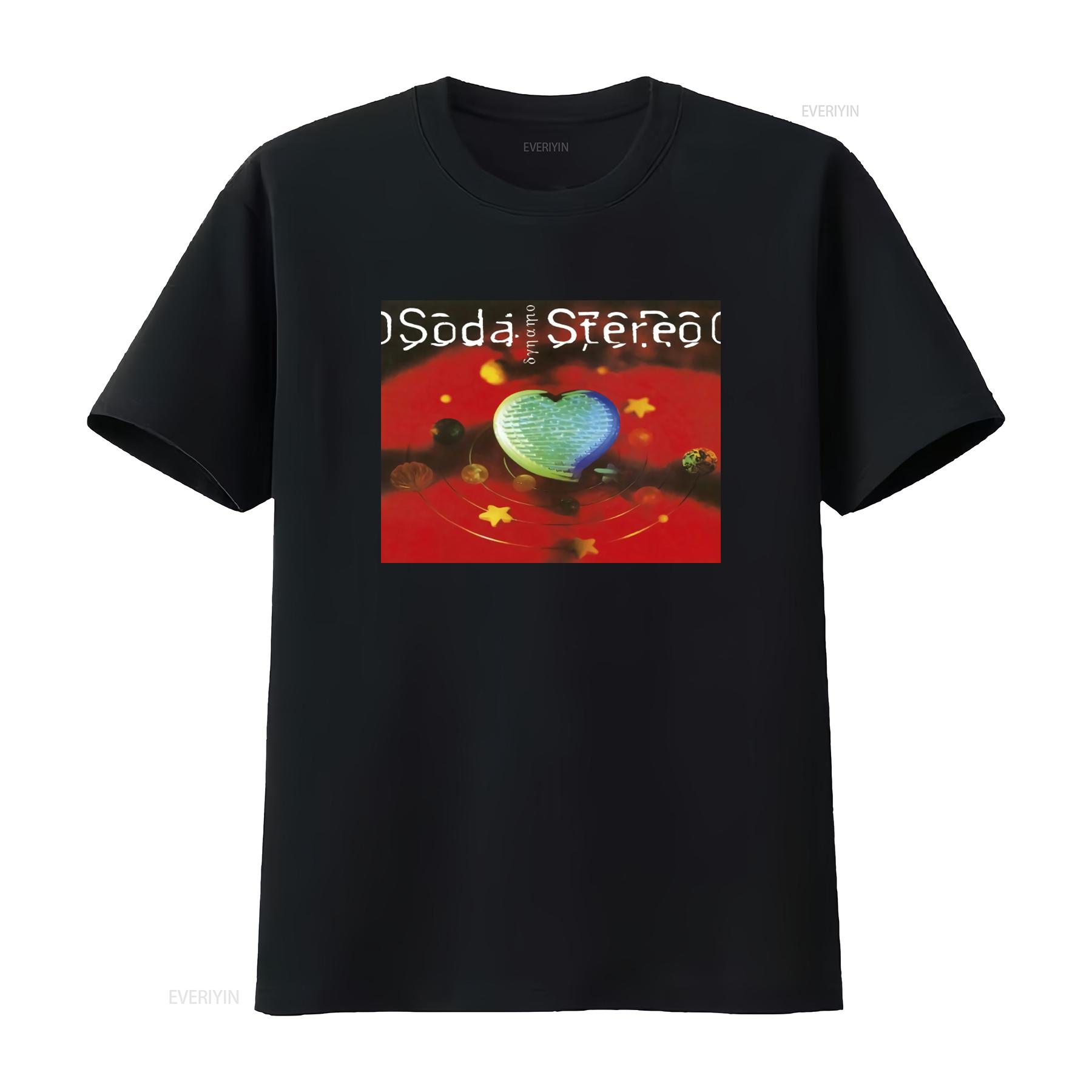 SODA STEREO T Shirt Dynamo Vinyl CD Cover Design Heart Stars Print Available in Sizes Small Medium Large or XL vintage Washed 4XL
SODA STEREO T Shirt Dynamo Vinyl CD Cover Design Heart Stars Print Available in Sizes Small Medium Large or XL vintage Washed 4XL