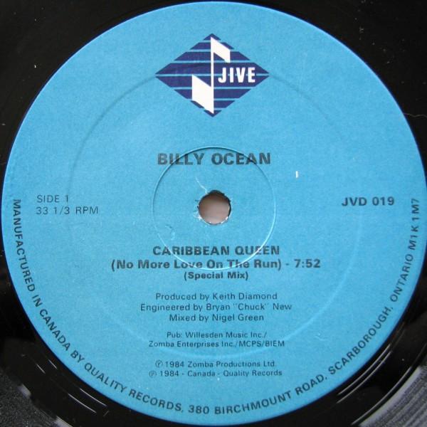 12inch Record BILLY OCEAN Caribbean Queen No More Love On Th JVD019 Jive 1984 Canada SoulFunk Used
12inch Record BILLY OCEAN Caribbean Queen No More Love On Th JVD019 Jive 1984 Canada SoulFunk Used
