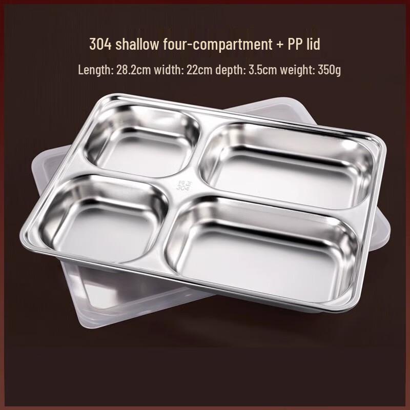 AVADEN Stainless Steel Divided Meal Tray
AVADEN Stainless Steel Divided Meal Tray