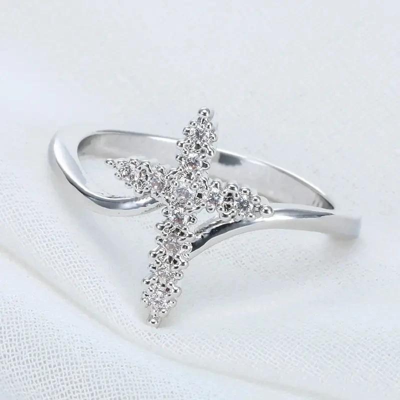CAOSHI Fashion Women s Cross Rings Copper Color Brilliant Zirconia Finger Zircon for Daily Life Anniversary Party Accessories 5
CAOSHI Fashion Women s Cross Rings Copper Color Brilliant Zirconia Finger Zircon for Daily Life Anniversary Party Accessories 5