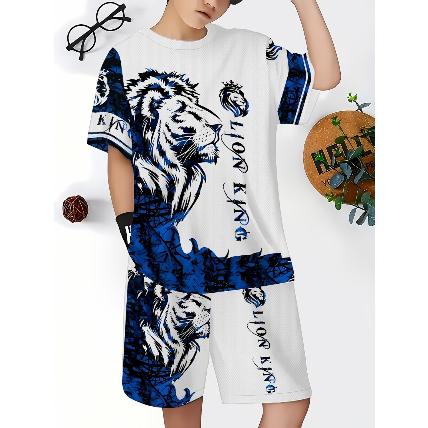Boys fashion set, casual pullover, short sleeved shorts, T sports shirt, boys outdoor T-shirt shorts set 5-6 Years
Boys fashion set, casual pullover, short sleeved shorts, T sports shirt, boys outdoor T-shirt shorts set 5-6 Years