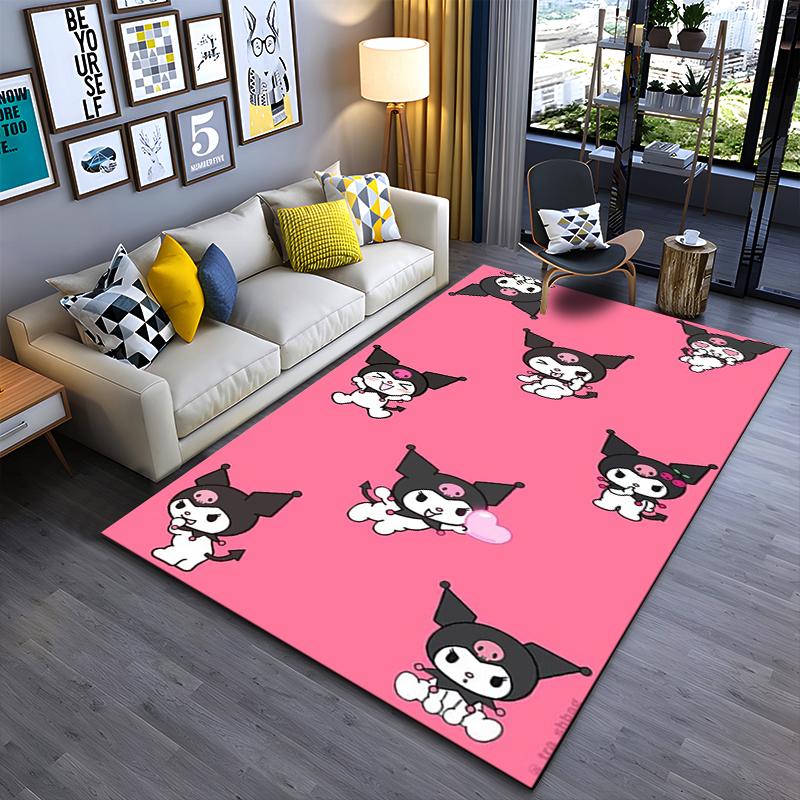 Pink Cartoon Character Carpet with Cute Devil Cat Pattern for Living Rooms Suitable for use as an anti-slip for living room bedroom sofas 40x60cm( 15x23in )
Pink Cartoon Character Carpet with Cute Devil Cat Pattern for Living Rooms Suitable for use as an anti-slip for living room bedroom sofas 40x60cm( 15x23in )